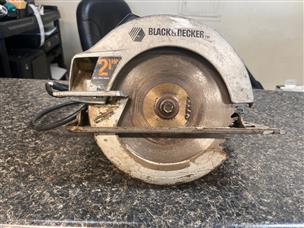 Used BLACK DECKER 7391 Vintage Electric CIRCULAR SAW Very Good